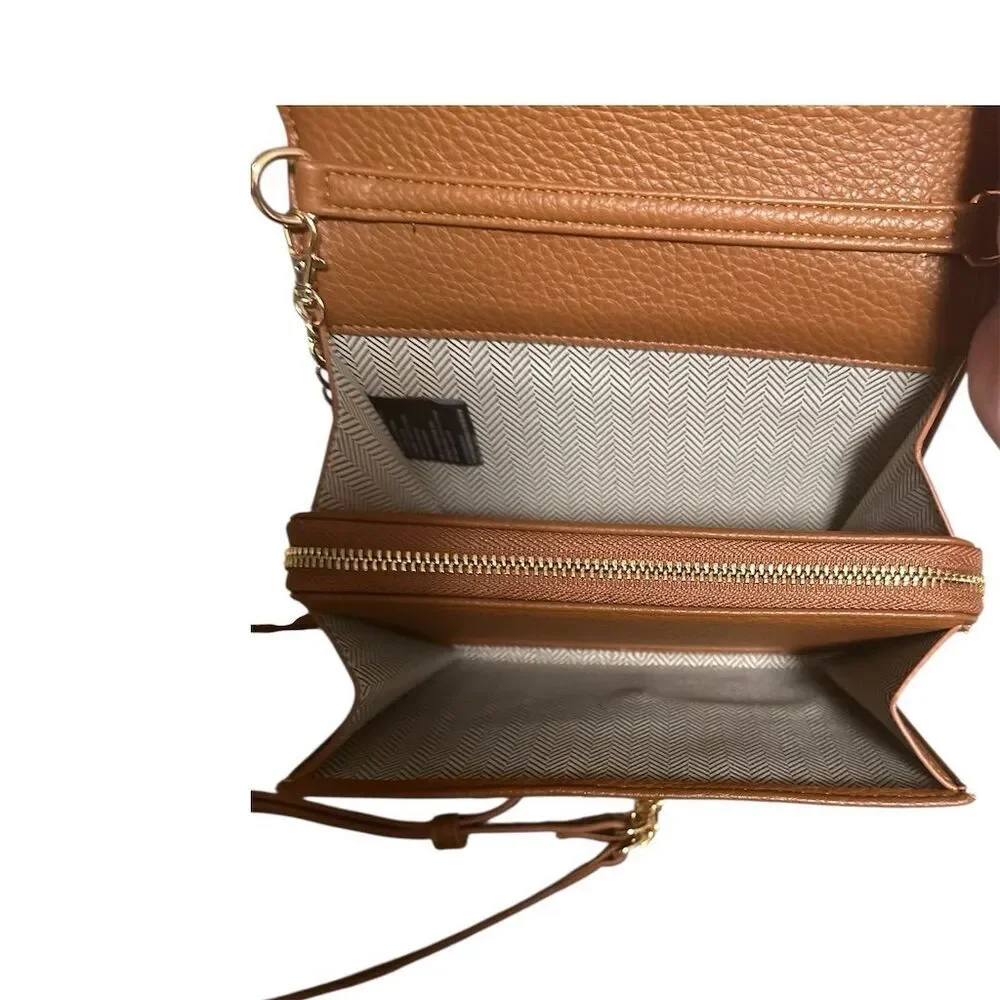 Urban Expressions Katrina Women's Brown Crossbody Bag Adjustable Strap - Picture 3 of 6